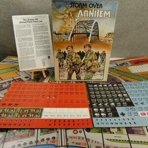 Storm Over Arnhem Bookcase Game Avalon Hill UNPUNCHED Vintage Boxed Complete 836